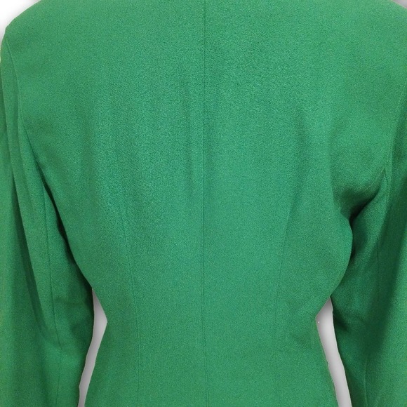 Casual Corner Vintage 70s Skirt Suit Green Size 10 - Picture 6 of 16